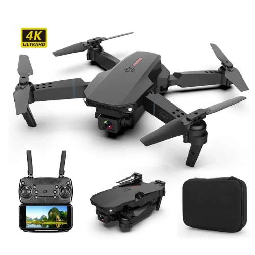 Dron con doble cámara 4K + Maletín Gratis